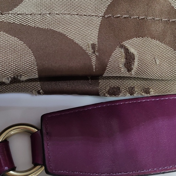 Coach Signature Jacquard Satchel - Picture 10 of 13